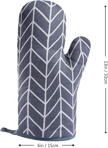 Miniatura 5 de Win Change Guantes de horno y agarraderas para barbacoa, guantes de horno y soportes para ollas con relleno reciclado, guantes de cocina