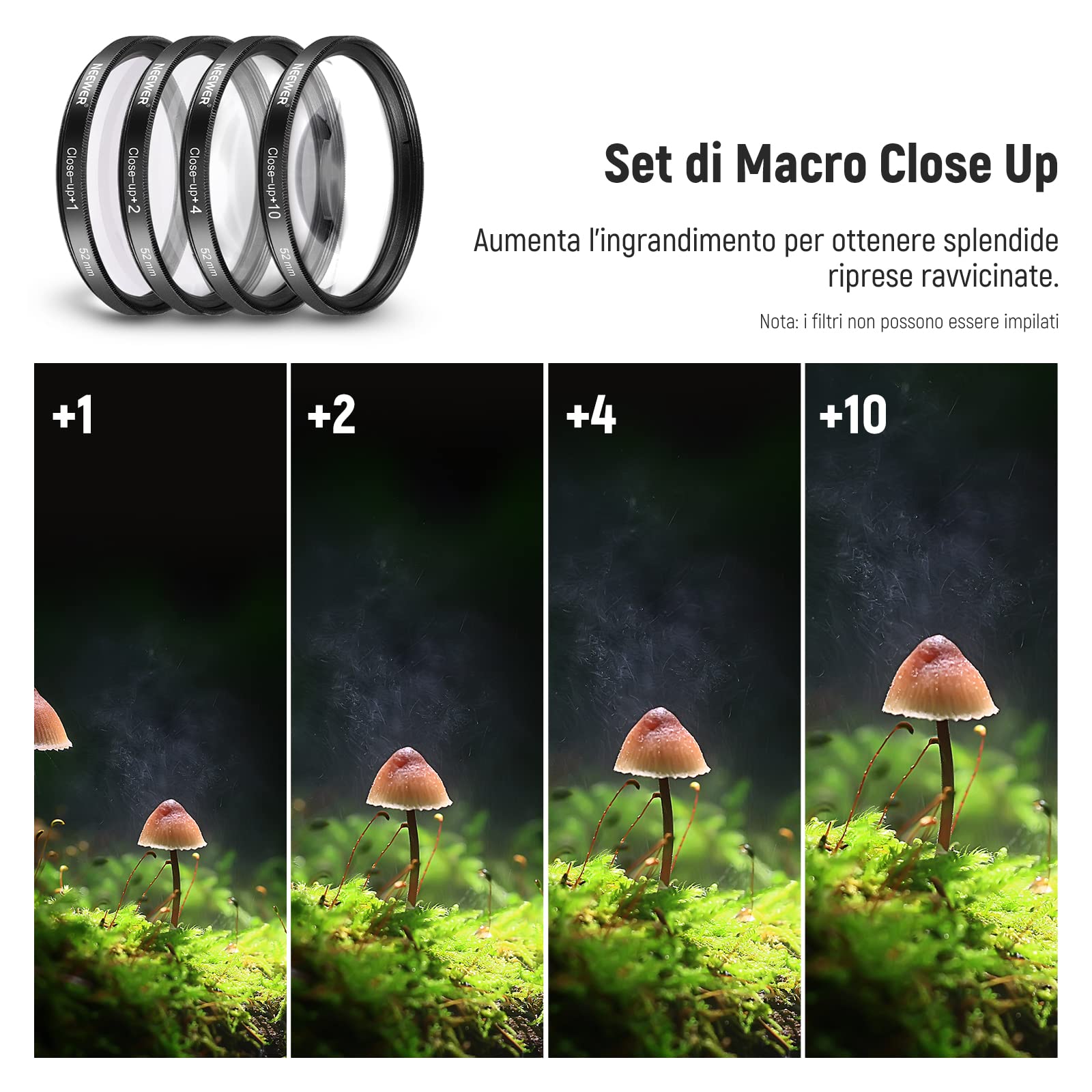 Fotover Kit di 14 filtri quadrati graduati ND filtri colorati per lenti Cokin serie P, con anelli adattatori (49-82 mm), porta filtro, penna per la pulizia dell'obiettivo e altri accessori per