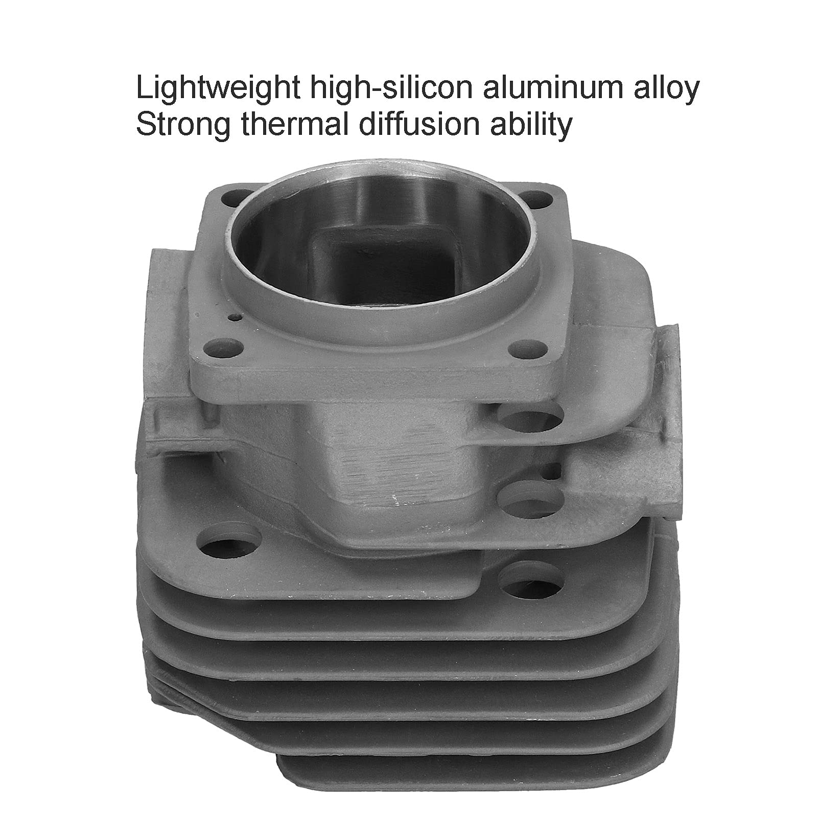 Zestaw Cylindrów Zestaw Cylindrów Silnika Górnej Części 52 Mm Stop Aluminium o Wysokiej Zawartości Krzemu, Jednoczęściowy Formowany przewodność Cieplna Pasujący do Tłoka