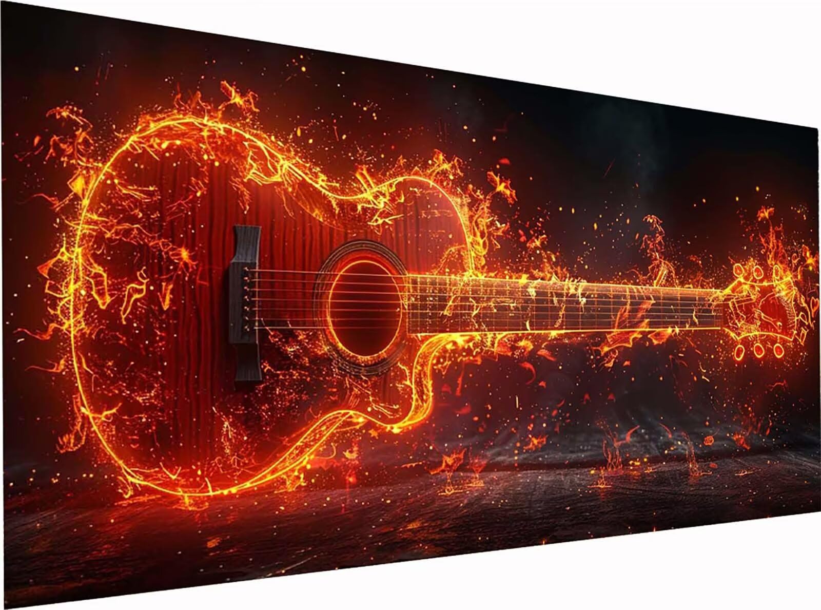 Chitarra Diamond Painting Grandi Dimensioni 80x160cm, Diamond Painting 1-65