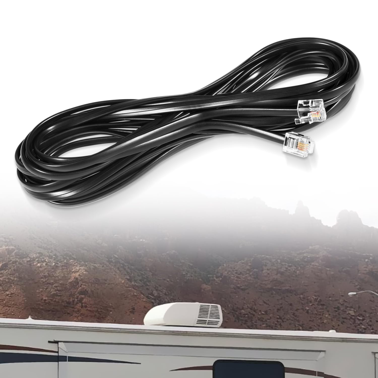Roof Top AC Communication Dometic 40ft Communication Cable For Brisk ...