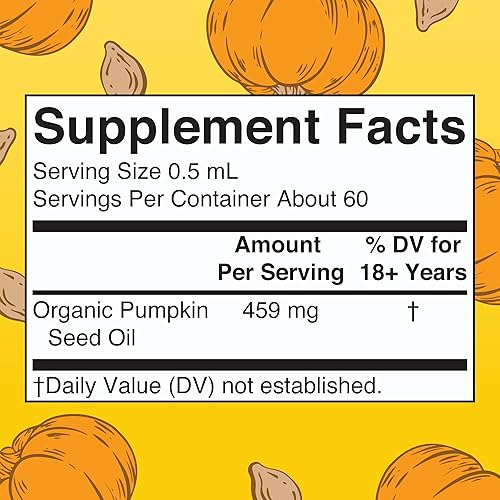Miniatura 2 de MaryRuth's - Gotas líquidas de aceite de semilla de calabaza | Suministro de 2 meses | Sin azúcar | Aceite de semilla de calabaza orgánico USDA para