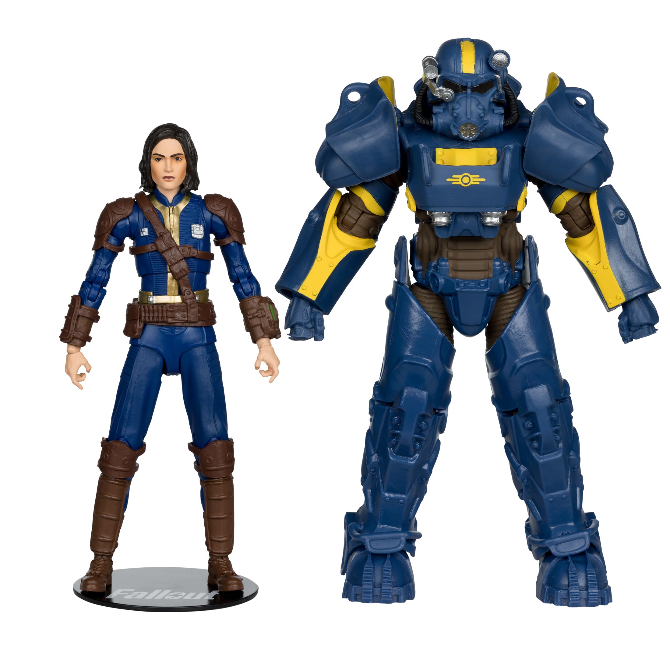 McFarlane Fallout 4 T-60 Vault Tec and Sole Survivor - Confezione da 2 giocattoli