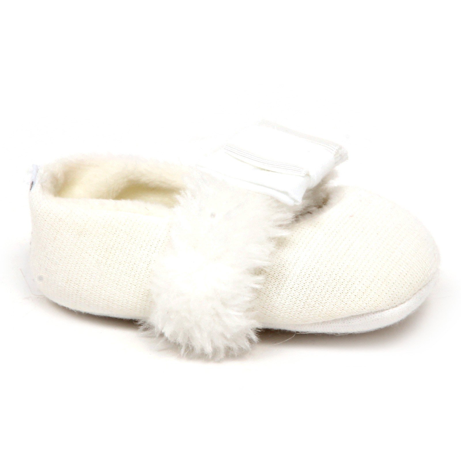 NANAN E1790 Balerina Łóżeczko Dziecko Tkówka Biały Buty Ecopelo Buty Dziecko