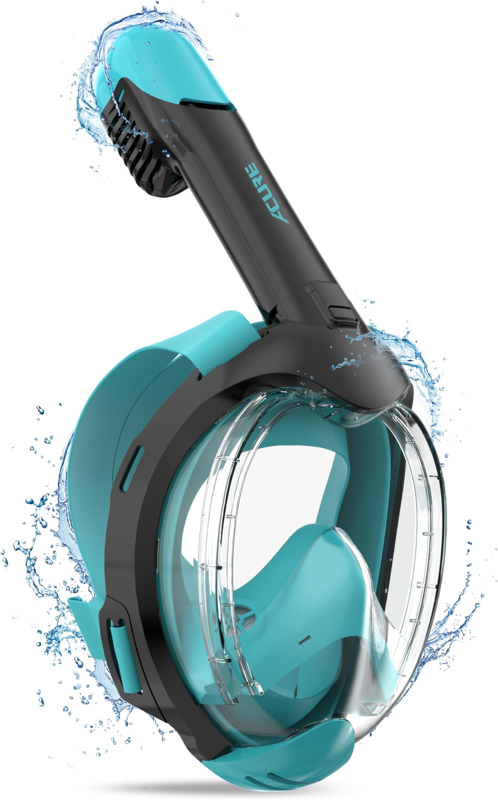 Kids Snorkel Mask Full Face SN03, Anti-Fog & Dry Top Snorkel Set, Snorkeling Gear with Easier Breathing System for 3-8 Years Old Swimming Beginners