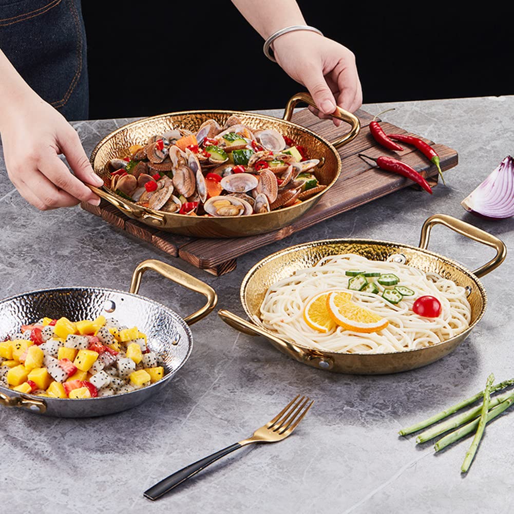 パエリア様 Amazon | 6 サイズ パエリア鍋 304 ステンレス鋼シーフード パエリア鍋