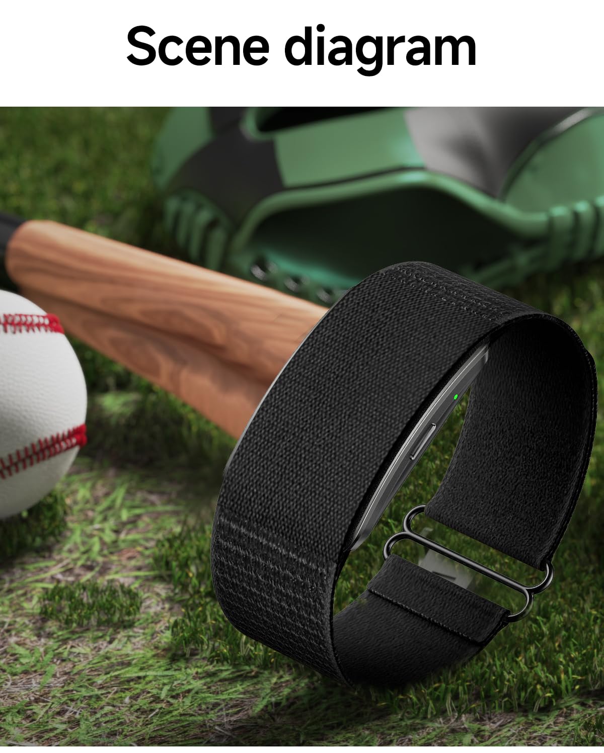 Atlanta Fitnessband mit 3 Bändern Gesundheitstracker - 9760/7 | Inklusive 3 Klettbändern – Displayloser Fitnesstracker