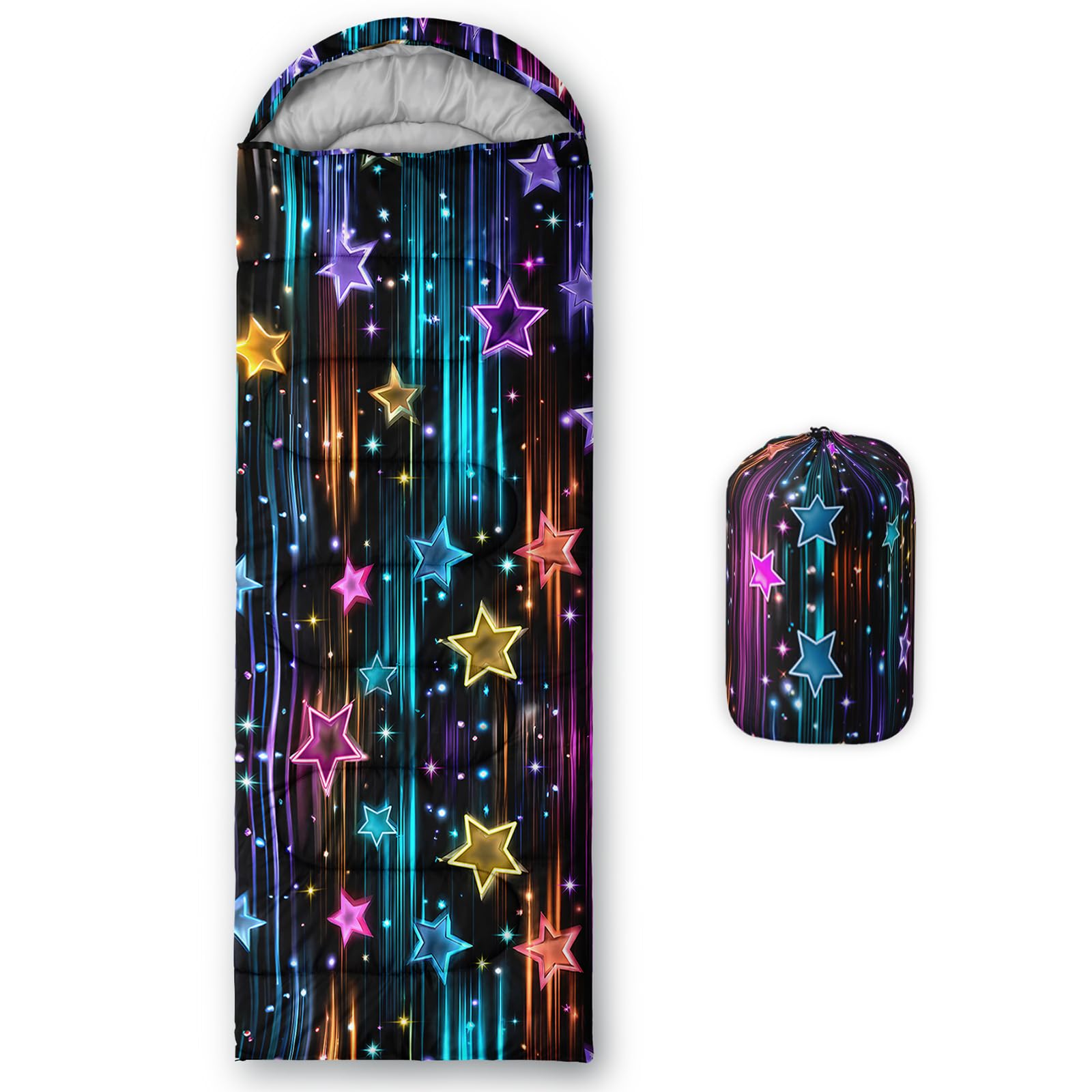 QOOMO Ball Flower Sleeping Bag - 3 Season Camping -23 QOOMO Ball Flower Sleeping Bag - 3 Season Camping -23