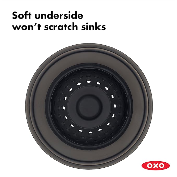 OXO Good Grips Colador y Tapón para Fregadero 2 en 1 miniatura 6