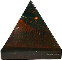 Vista 223 de Amazing Gemstone Amethyst Pyramid Crystal Healing Stones - 2" Great Pyramid Figurine of Natural Stone Pyramid for Meditation, Reiki, Chakra