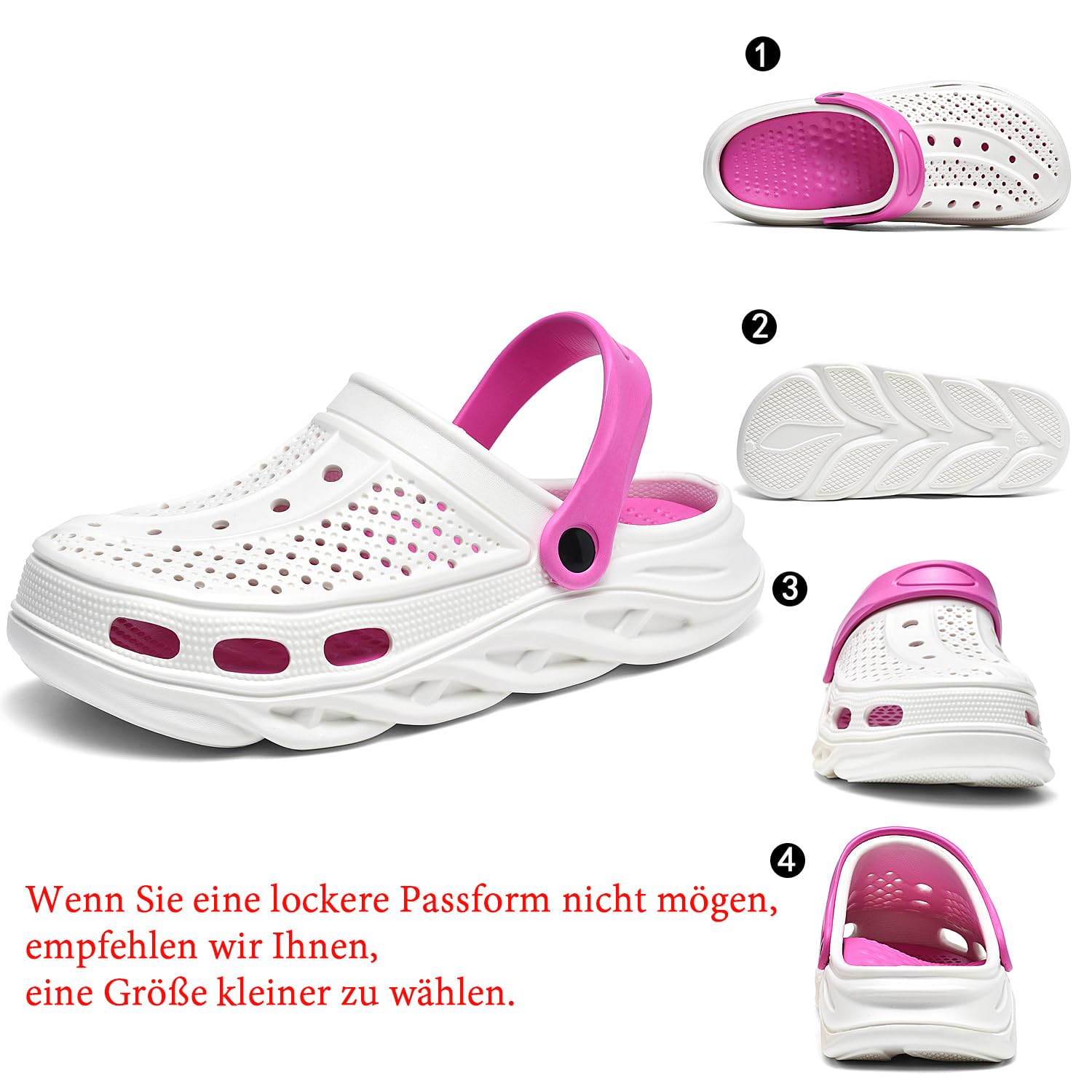 GULAKY Clogs & Pantoletten für Herren Gartenschuhe Orthopädische Schuhe Sandalen Damen Sommer Hausschuhe