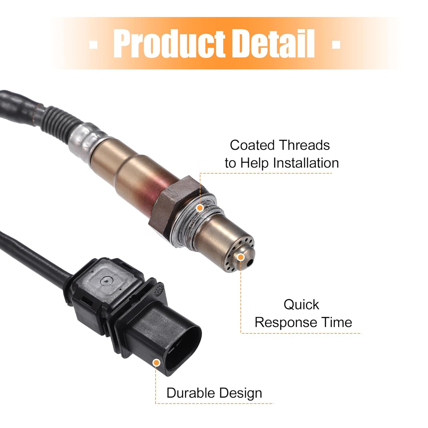 uxcell Car Front Upstream Oxygen Sensor 392102E200 O2 Oxygen Sensor for Hyundai Elantra 2011-2014 for Hyundai Elantra GT 2013-2017