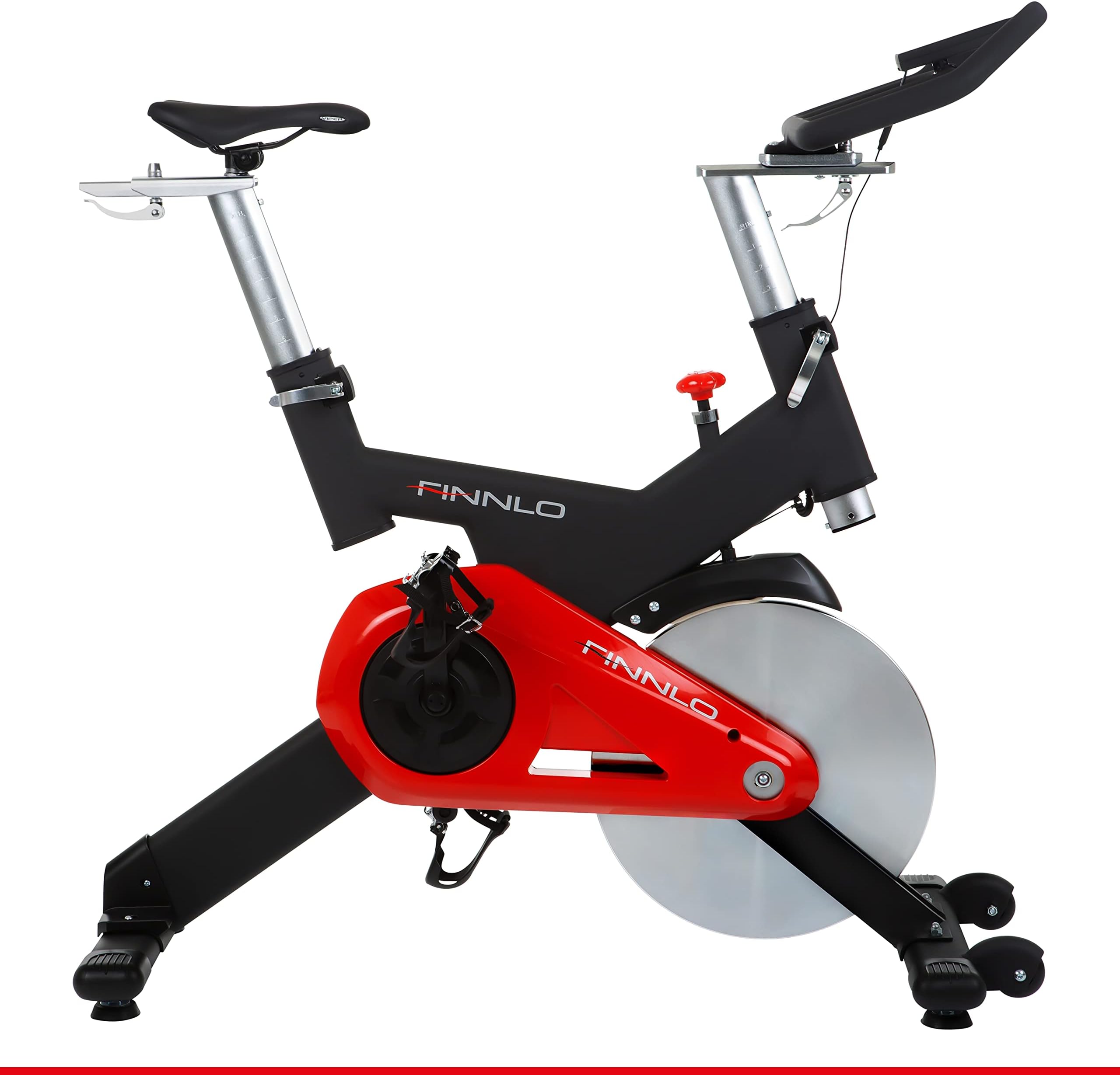 Finnlo Speedbike CRT Exercise Spin Bike - Black/Red