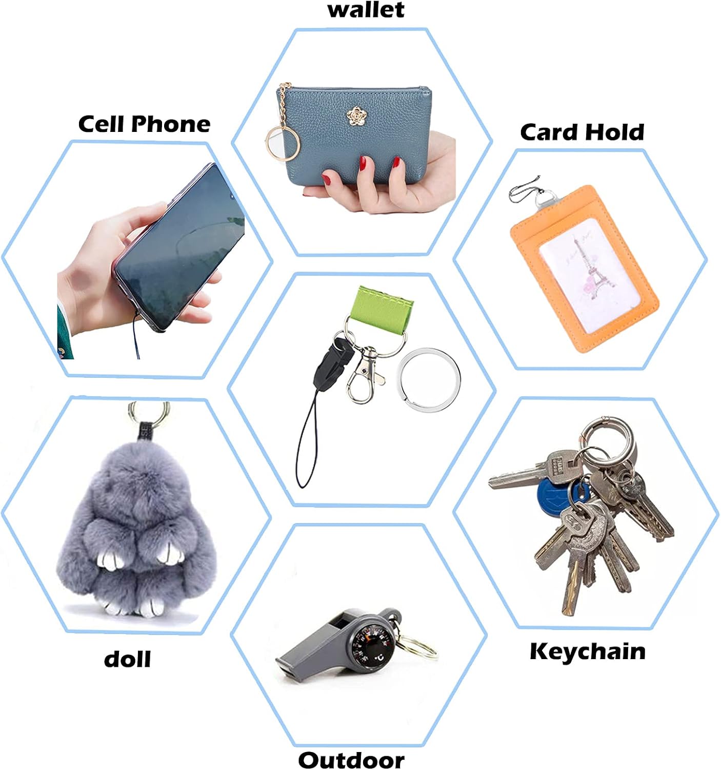 Yiflin Cute Neck Lanyard for Keys,Keychain,Wallet,ID Card Holder,with Quick Release Buckle - Image 4