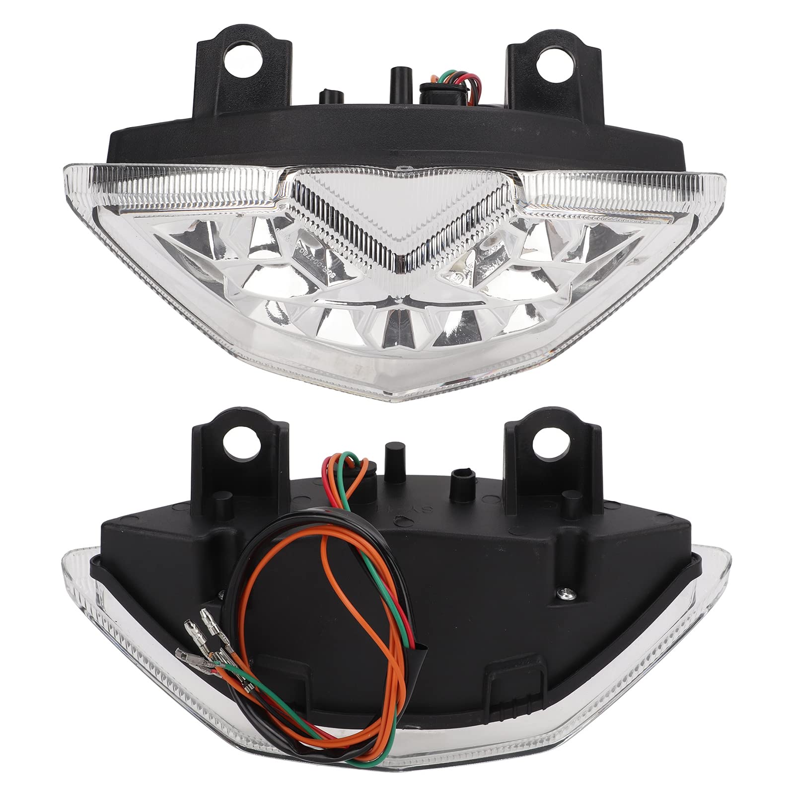 Feu Arrière de Moto Z1000 2010-2013 - Boîtier ABS avec Frein de Direction, Lentille Pmma Étanche et Accessoires (Noirci