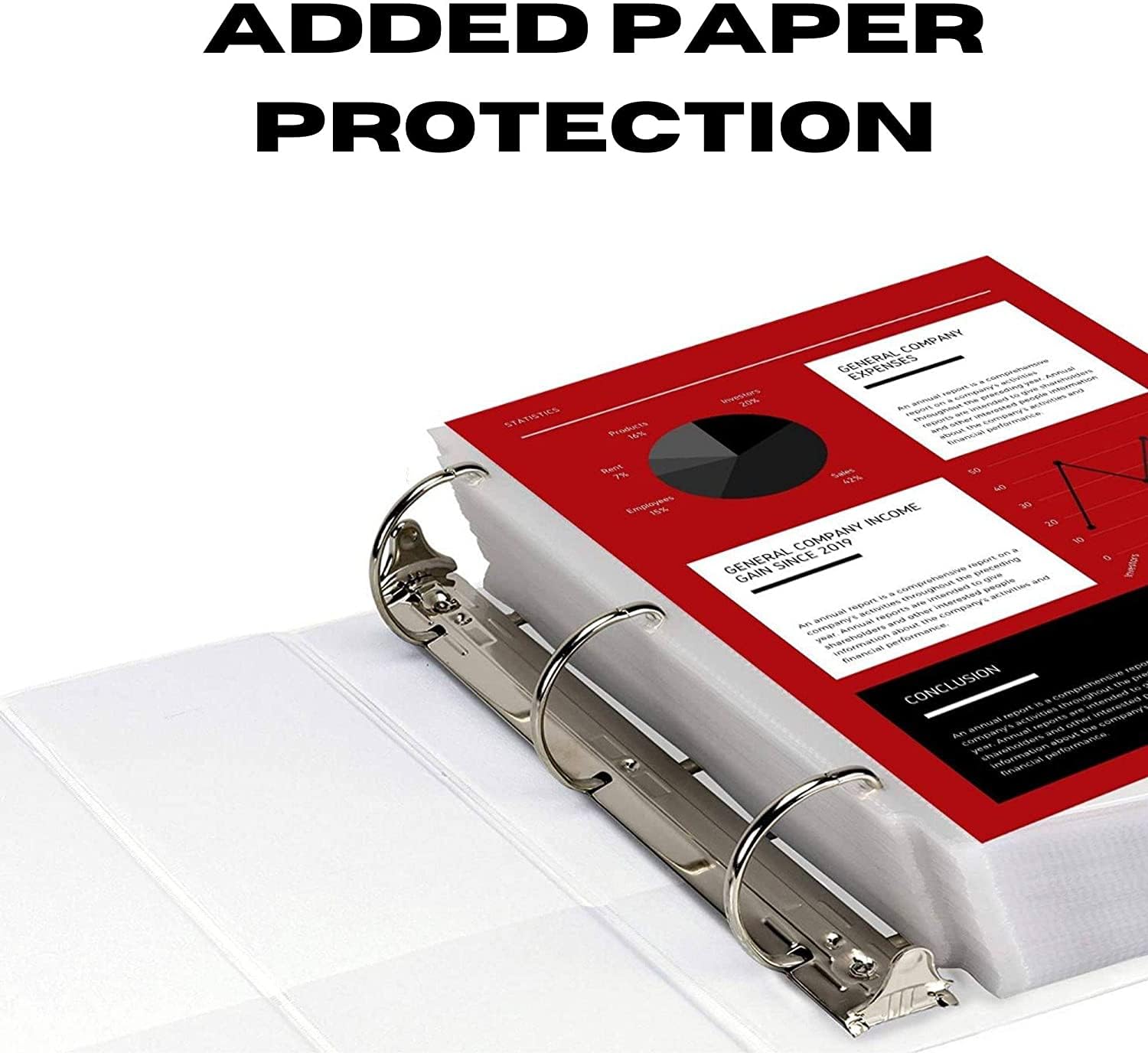 Snapklik.com : 3 Ring Binder, Professional D Ring 5 Inch, Presentation ...