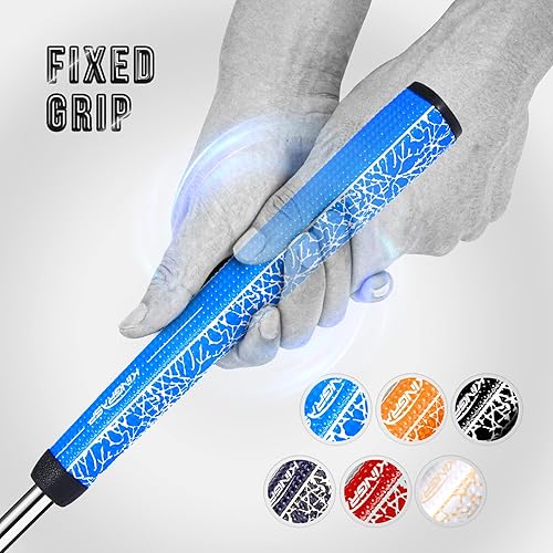 Miniatura 5 de Agarre de golf ultraligero  Agarre de putter en forma de pistola, agarre antideslizante en forma de pistola, empuñaduras de golf ligeras y cómodas,