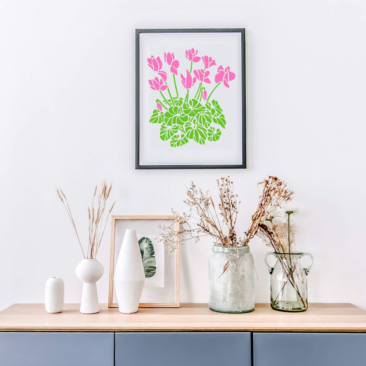 18pcs Stencils for Painting, Birds Botany Tree Branches Flower Stencils, Drawing Template, DIY Manual Account Template, Artists' Drawing Lettering Aids : Kitchen & Dining