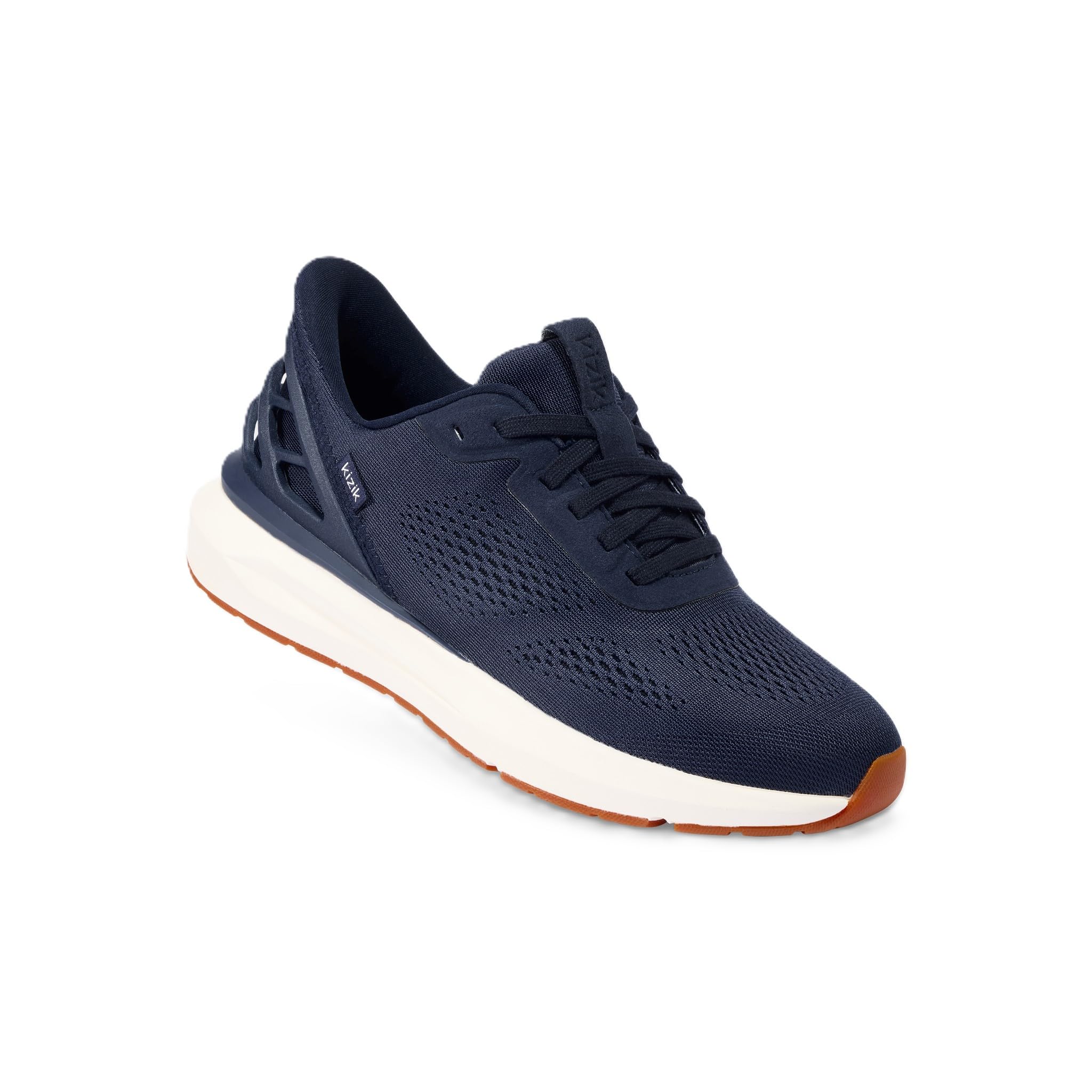 Kizik Slip On Sneakers: Athens 2 - Comfortable All-Day Wear, Hands Free Convenience, Breathable Mesh Top, Mens Walking Shoes with Arch Support - Mens