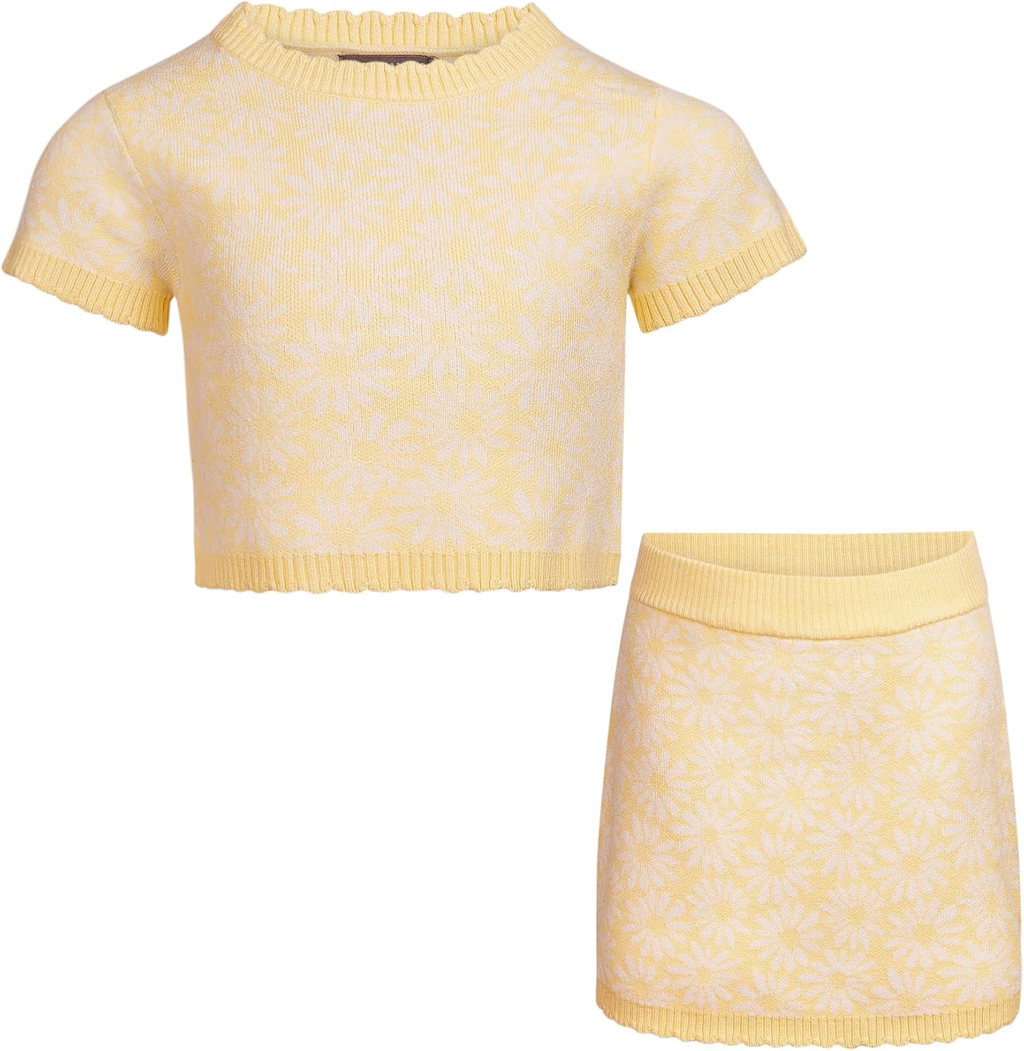 Vince Camuto Clothes Girls’ 2-Piece Sweater Skirt Set with Knit Top & Skirt – Toddler, Little & Big Girls Sizes (2T-12)