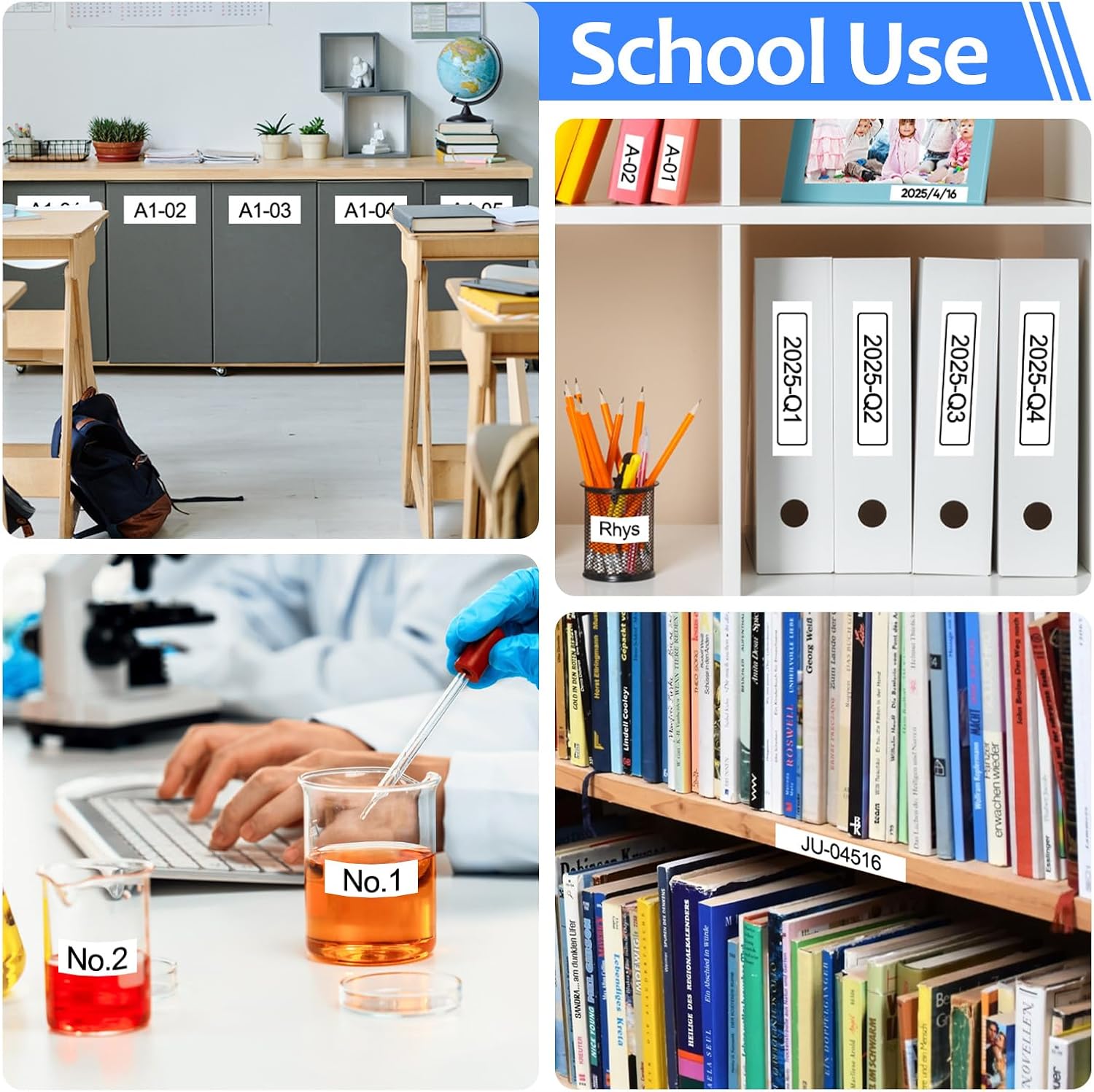 10 Pack 24mm 0.94 Laminated White Tape Compatible for Brother P-Touch Label Maker Tape TZe-251 24mm Label TZe251 1 Inch TZe TZ Tapes TZ-251 TZ251 for PT-D600 D610BT P700 P750W P950NW P710BT