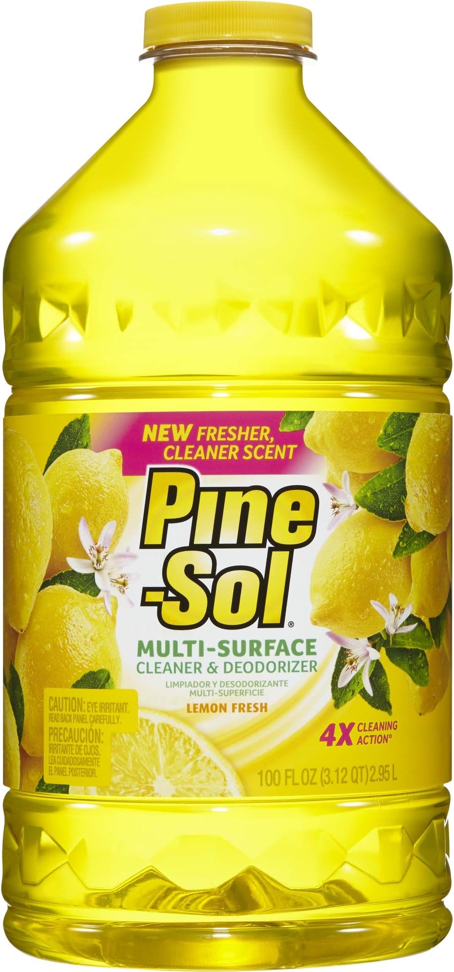 Pine-Sol Multi-Surface Cleaner, Lemon Fresh, (100 oz Bottle)