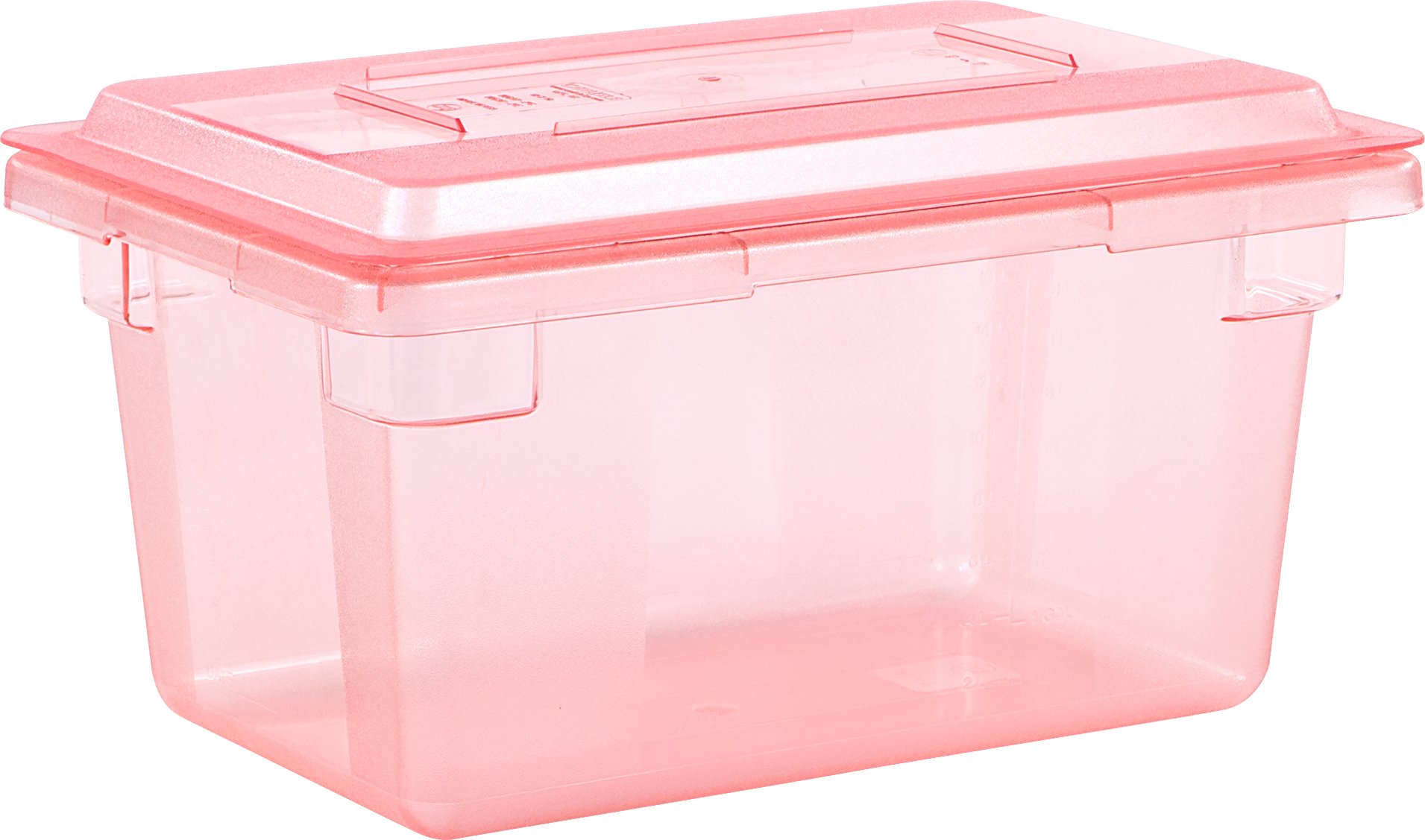 Boîtes alimentaires hermétiques Carlisle 45.7x30.5 cm à couvercle couleur rouge