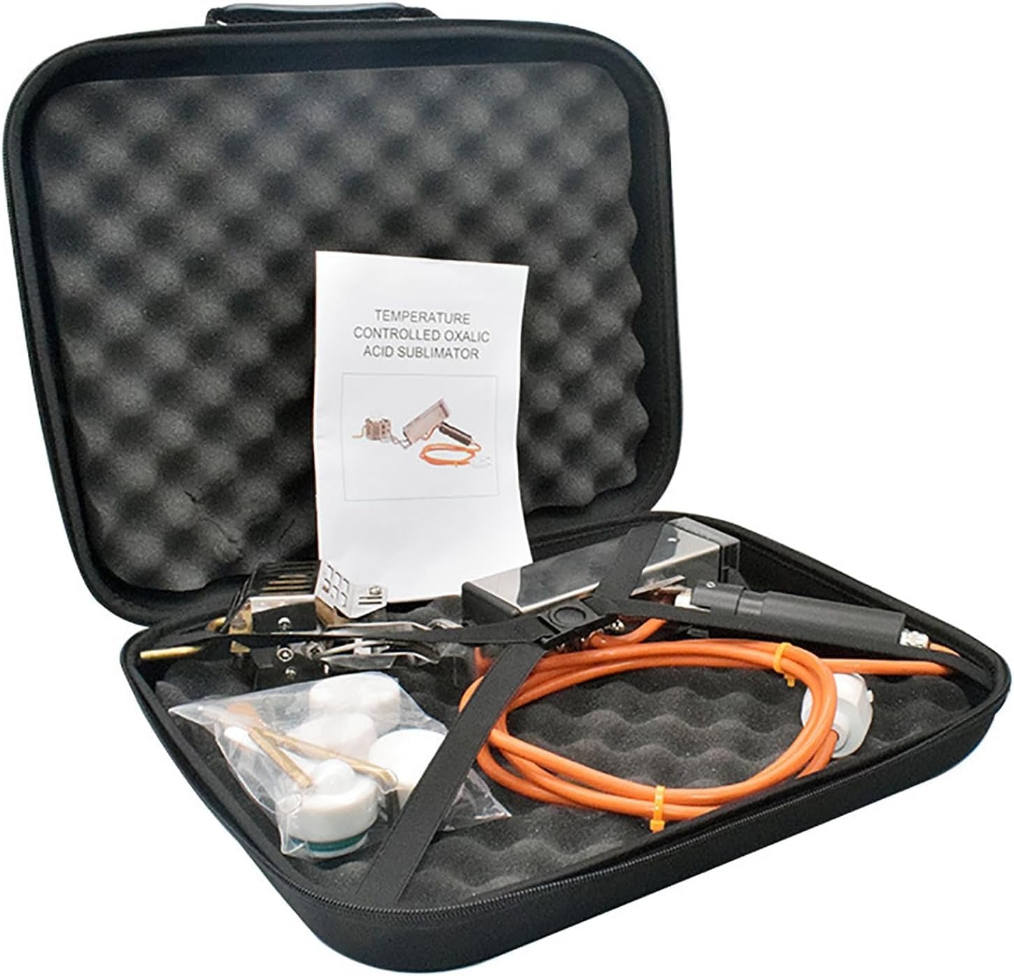 Vaporizzatore di acido ossalico for apicoltura, strumento portatile acari | Dispositivo portatile for la sublimazione dell'acido ossalico, attrezzature e forniture essenziali for la cura dell'alveare.