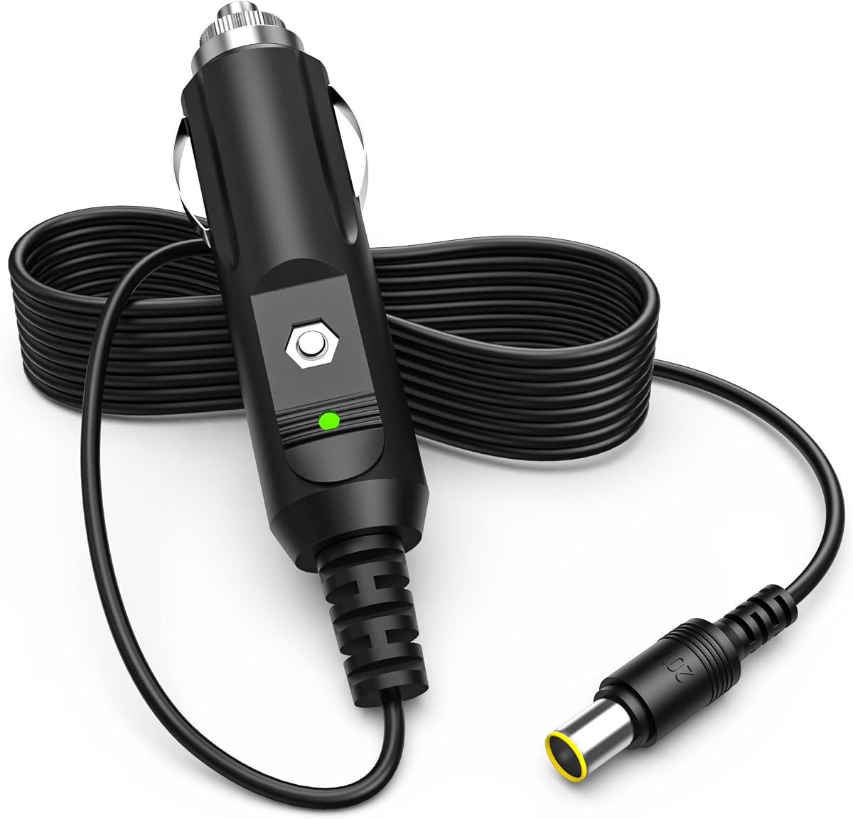 Cargador para Jackery Portable Power Station Explorer 12V-24V Cargador de Coche | 1000 300 500 880 550 290 240 160 E160 E240 E300 E500 E550 E880 E1000 Generador de paneles solares Explorer con cable de carga de 6.6 pies