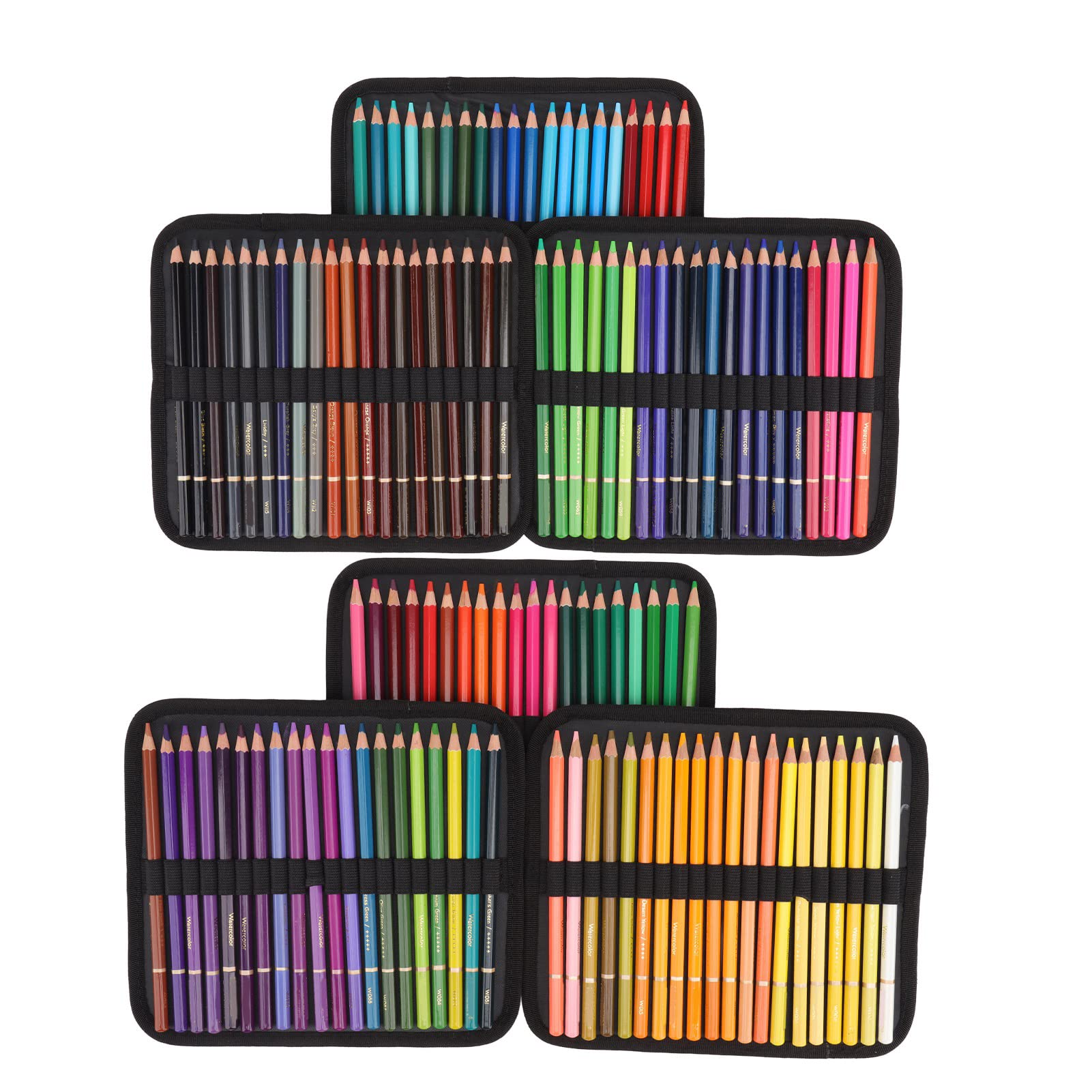 Buntstift-Set, 120 Farben Wasserlösliche Buntstifte Umweltfreundliches Material Buntstifte Tragbares Buntstift-Kunstset für Erwachsene Professionelle Künstler Anfänger