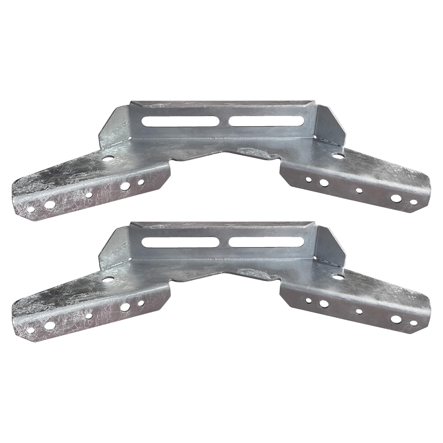 A.A 8 Pack Pontoon Wing Bunk Bracket for Boat Pontoon Bolster Trailer, V Wing Bracket