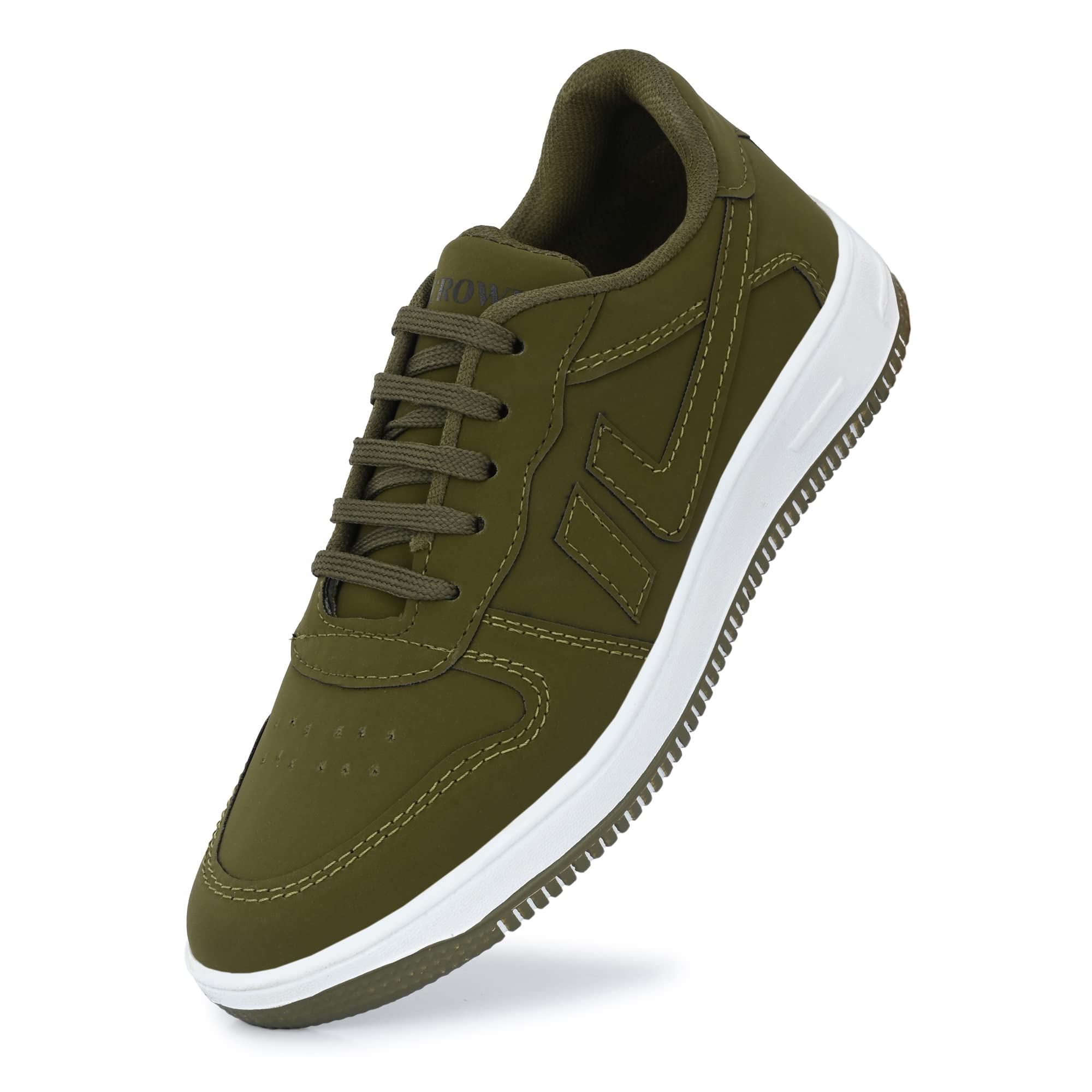 YSCROWD Mens Sneakers Fashion Casual Stylish Comfort Walking Olive Shoes for Boys & Men (Olive, 9) (B0CK56D161) Amazon Price History, Amazon Price Tracker