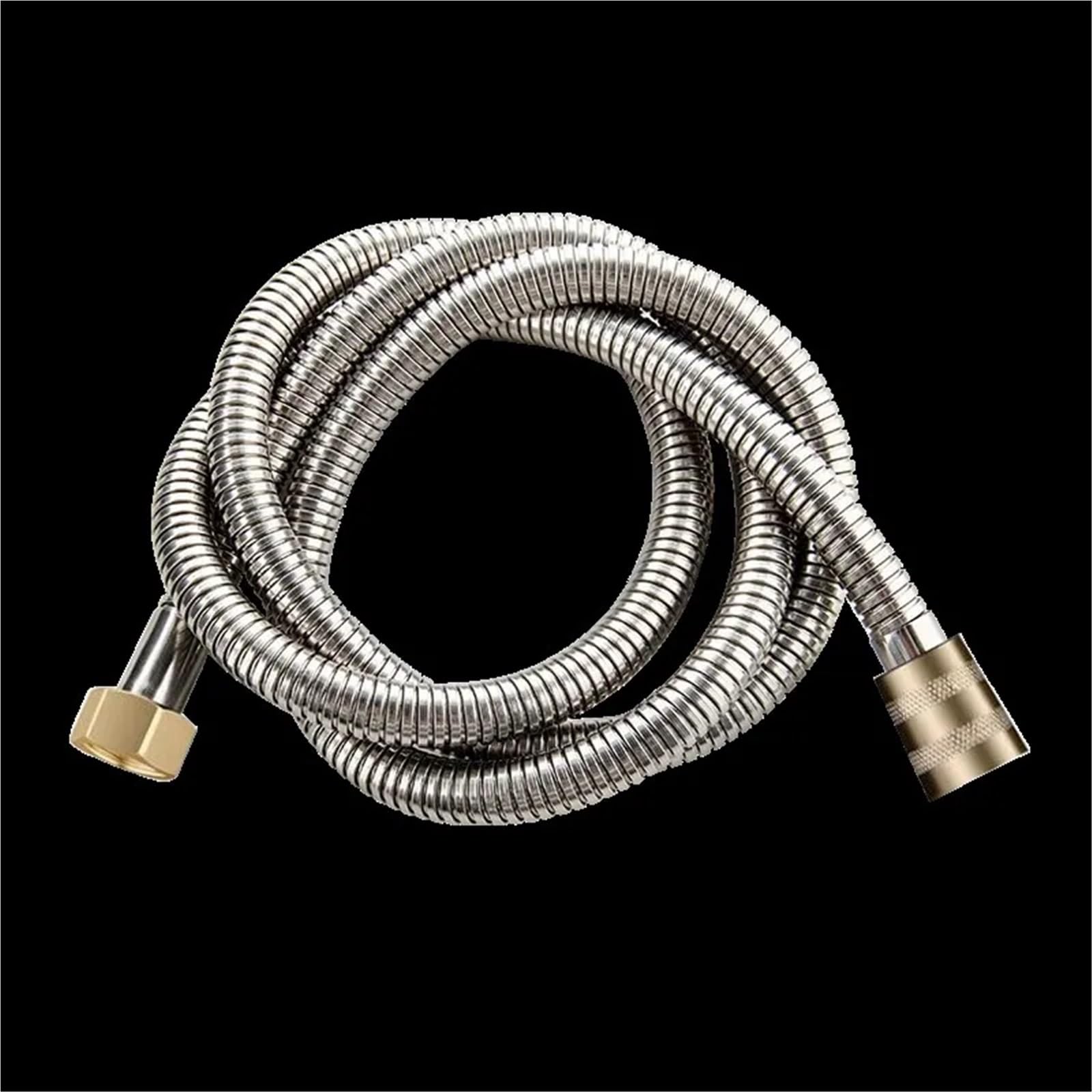 Manguera de ducha flexible de acero inoxidable y latón de 3,0 m, extensión de baño, tubo de fontanería, accesorios para una fácil instalación