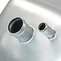 Vista 6 de Tanque de combustible de 16 galones de acero recubierto de zinc anillo de bloqueo delantero del eje trasero montado compatible con 73-81 Chevrolet