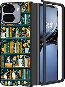 Capa dobrável para Pixel 10 Pro, capa ultrafina de policarbonato rígido de 1,2 mm - fosco antiarranhões e impressões digitais, proteção à prova de choque, capa de telefone durável e leve, estantes de