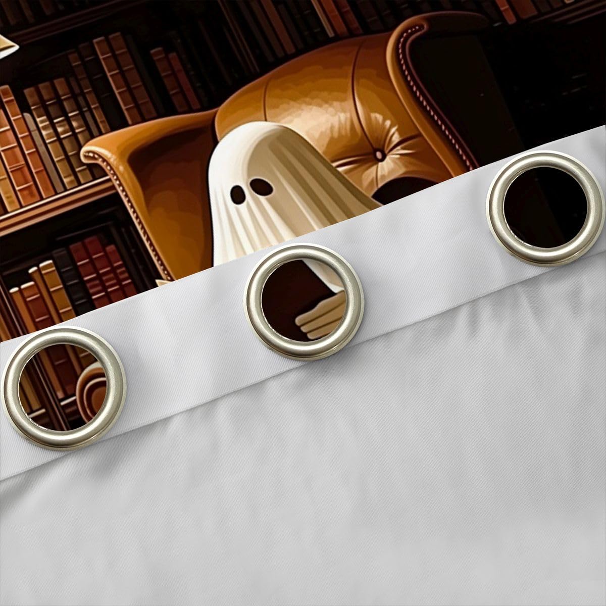 Homewish Tende oscuranti per bambini, motivo: fantasma, 132 x 160 cm, per