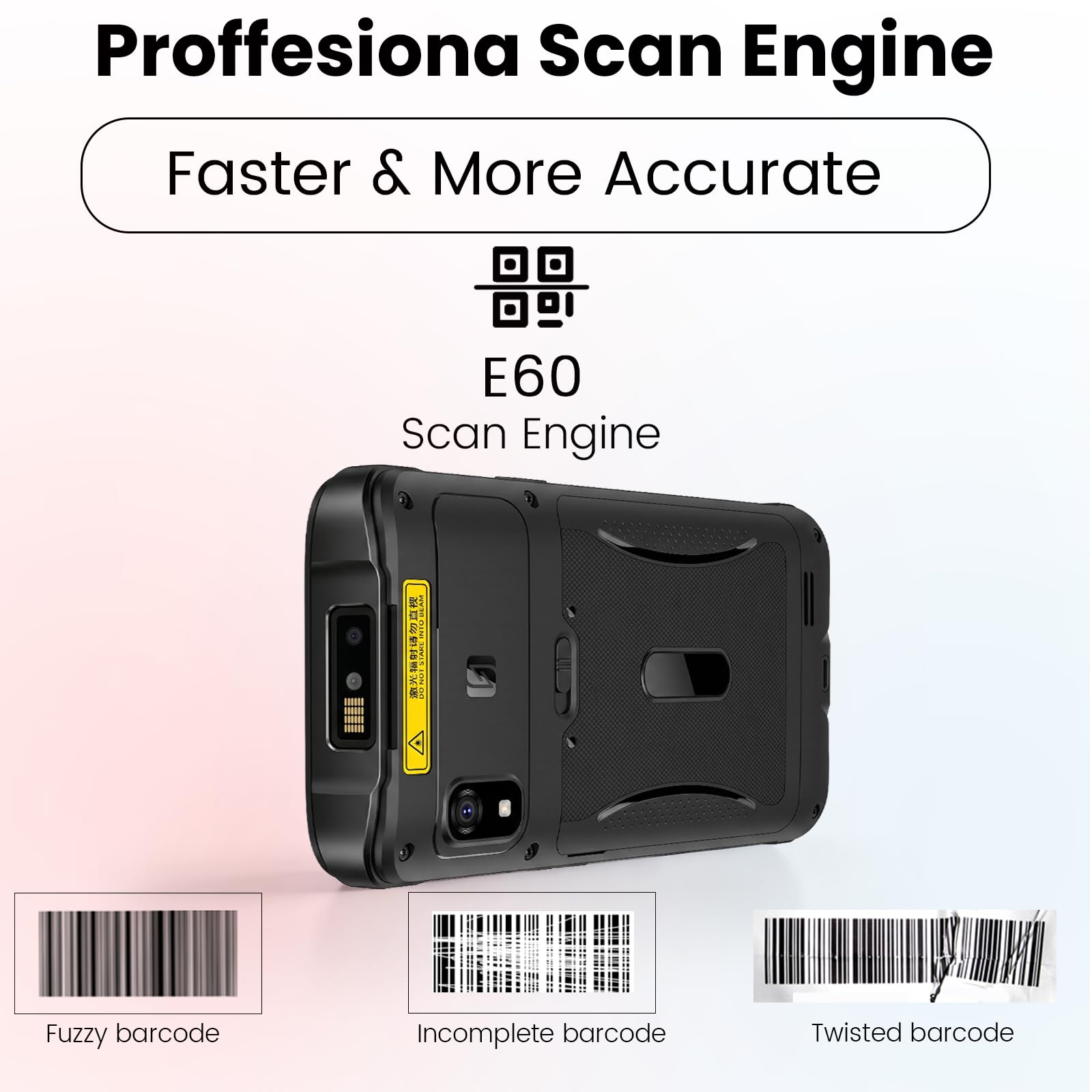 Kayoote S3 Android 15 Scanner Barcode PDA, 6" Touchscreen, Octa-Core 4GB+64GB, Terminale Dati 1D/2D/QR, IP67 Rugged, Batteria 5000mAh, 4G WiFi NFC per Inventario Magazzino e Logistica Professionale