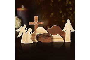 7 PCS Easter Resurrection Scene Ornament Religious Easter Figurines