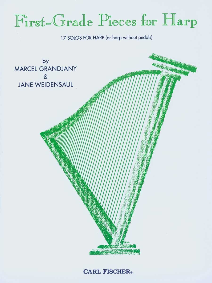 First-grade pieces for harp musique de salon et méthode de harpe 17 solos pour s'exercer