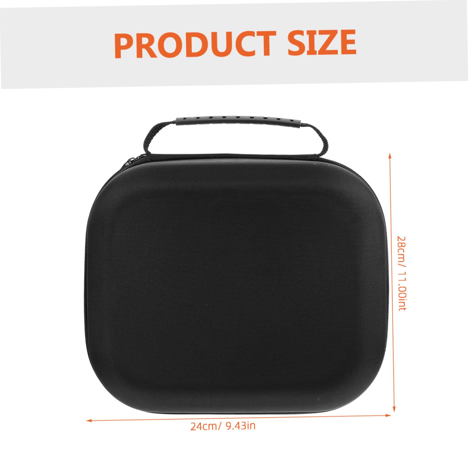 SHINEOFI Vr Brillenschutztasche in Schwarz mit Reißverschluss Tragbare aus Eva und Stoßfestem Schutz für Reisen und Täglichen Gebrauch