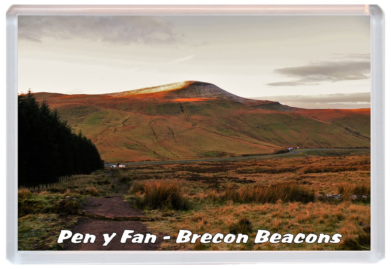 Baked Bean Store Multicolor Pen Y Fan - Brecon Beacons - 96 X 67Mm Jumbo Fridge Magnet/Magnets Bbsfhm236