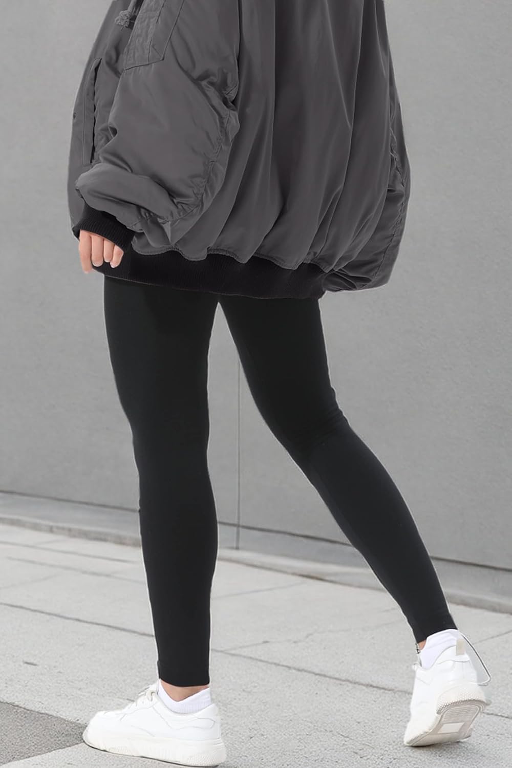 DINNAPE Fleece Lined Leggings Women - Soft Warm Thick High Waisted Tummy Control Thermal Pants for Cold Winter - Image 7