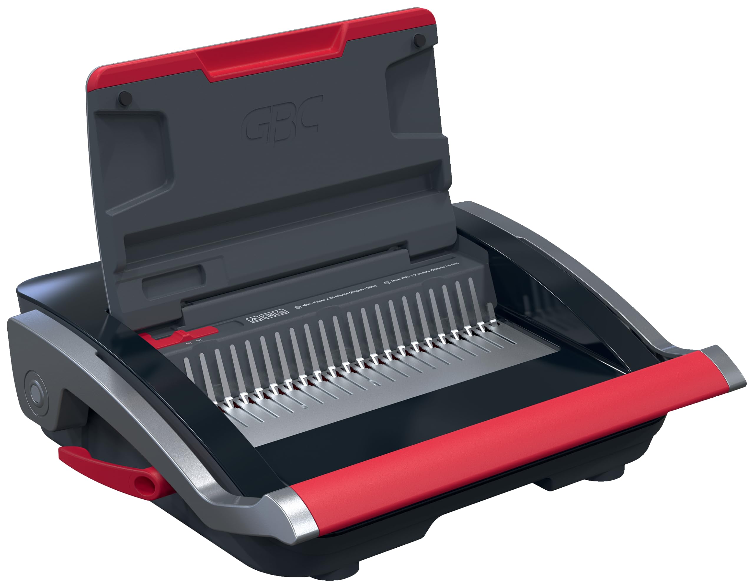 Gbc Black/Silver Combbind® Cb25 Manual Binding Machine