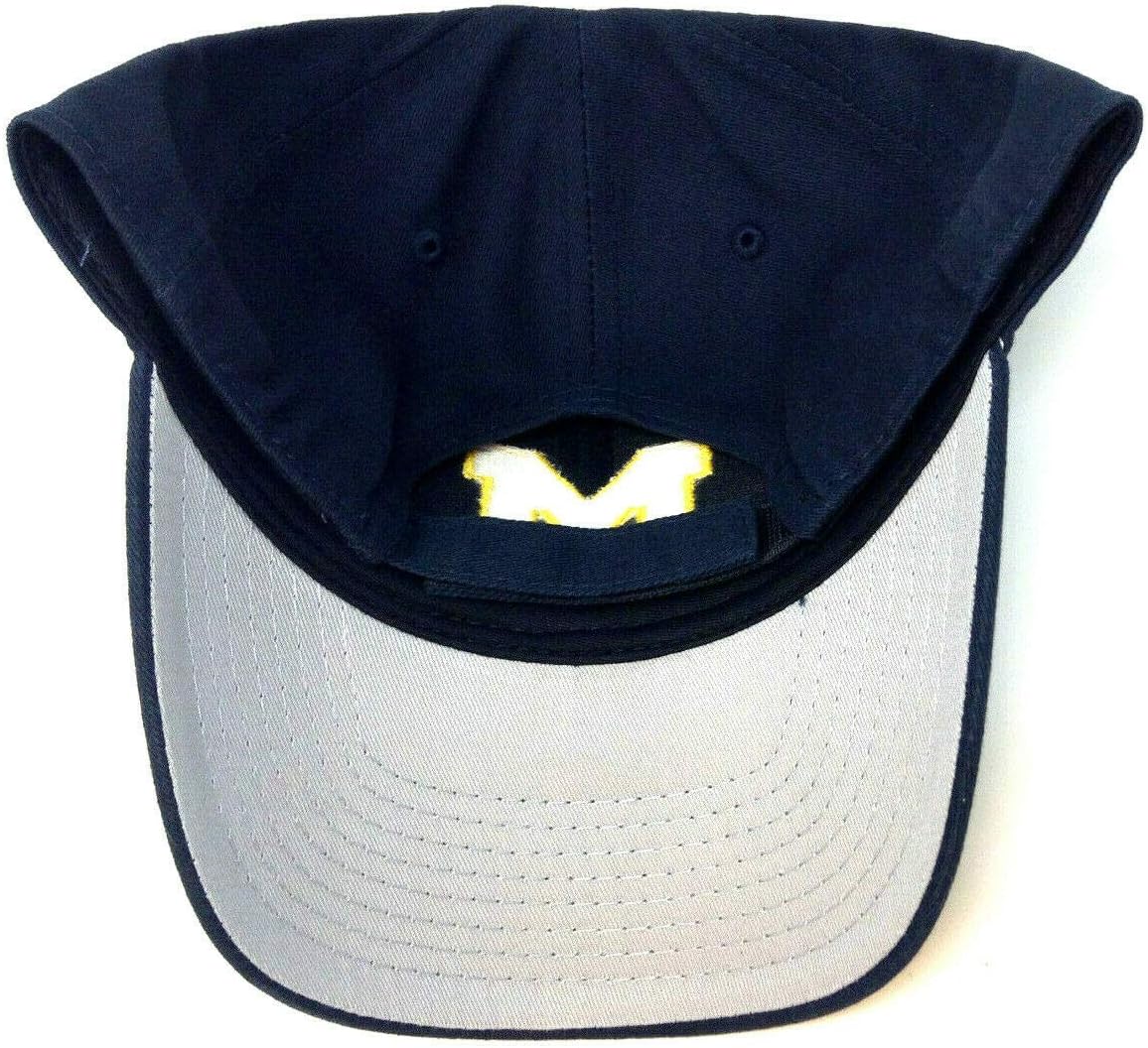 Officially Licensed Michigan Classic Logo Embroidered MVP Adjustable Hat Multicolor