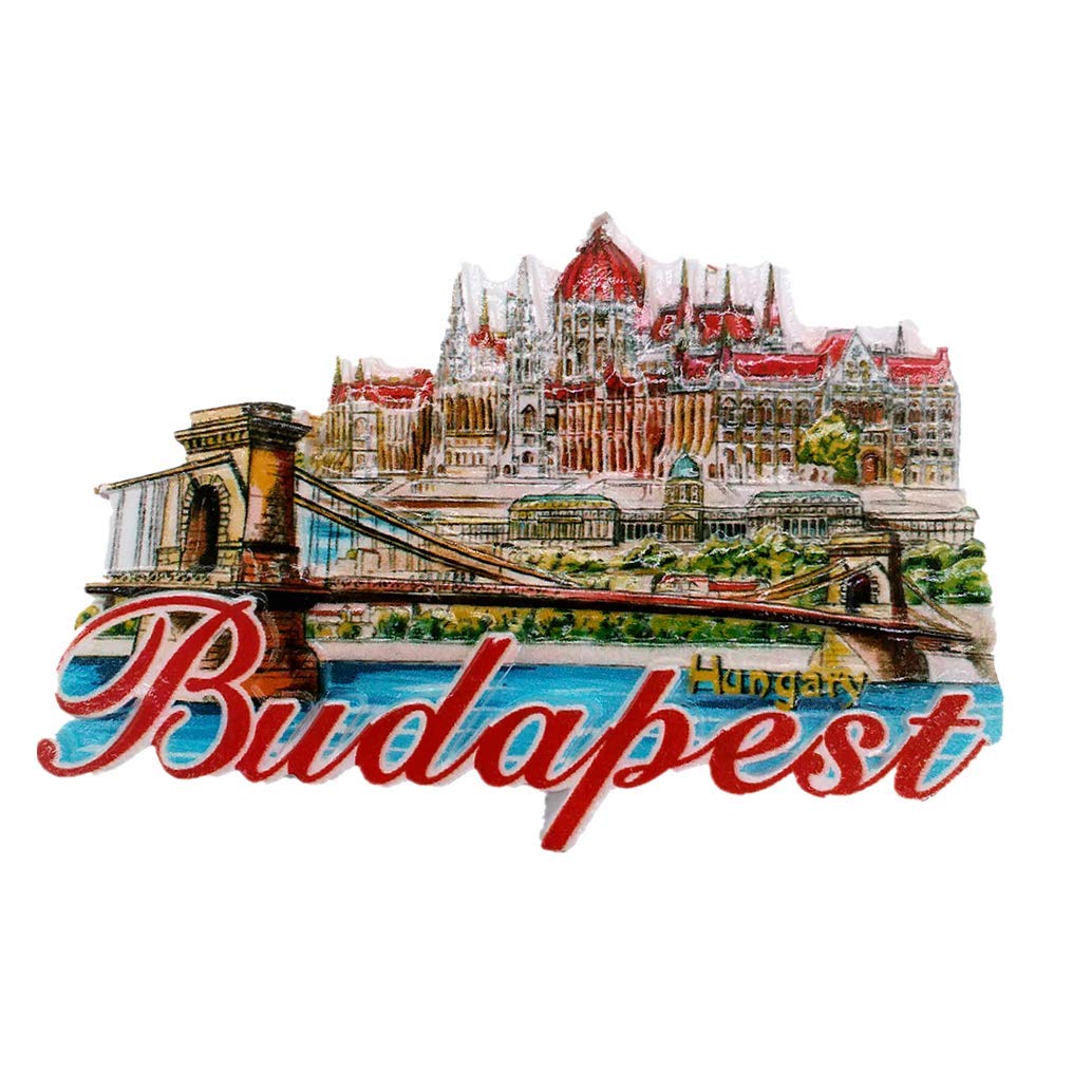 Calamita da frigorifero 3D Budapest Ungheria Souvenir Gift Collection