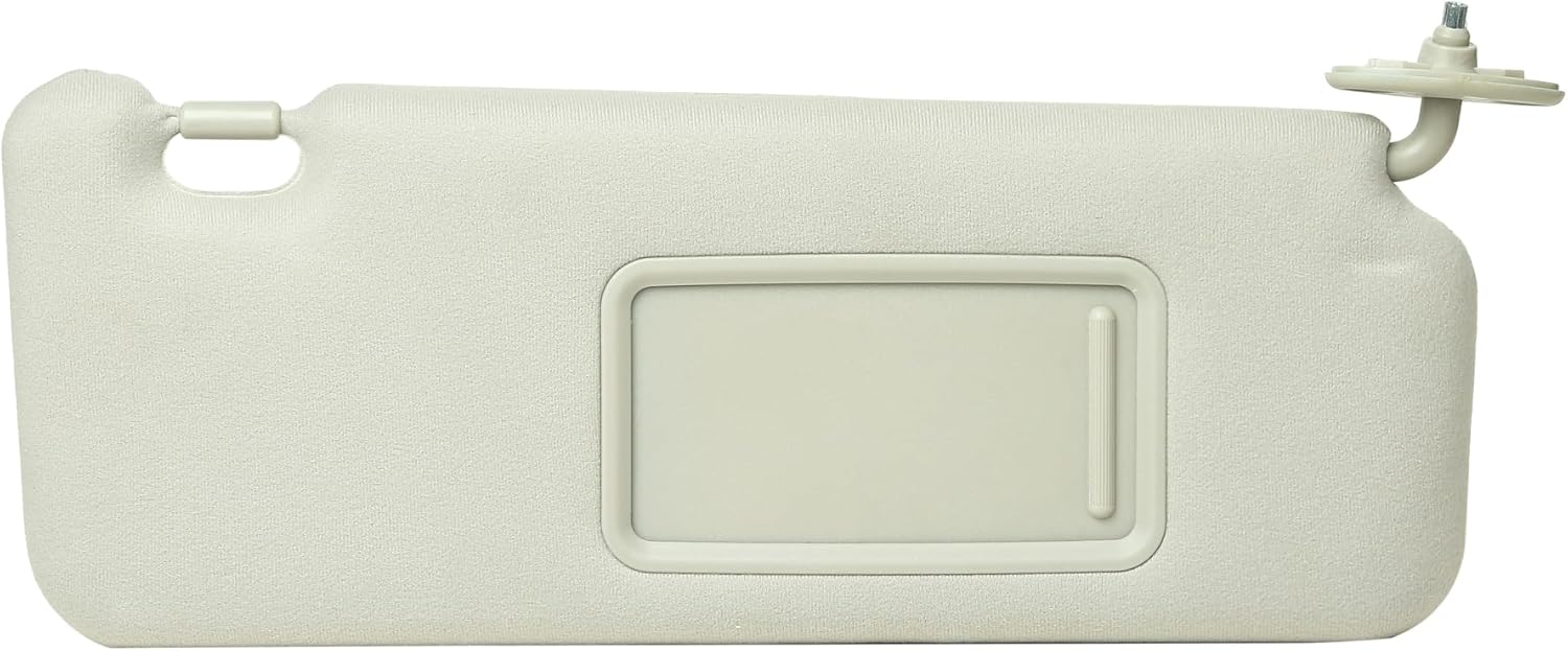 Driver Left & Passenger Right Side Sun Visor Compatible with Toyota Scion TC 2005-2010 Replaces# 74320-21210-B2,74310-21130-B1 Gray (A Pair)