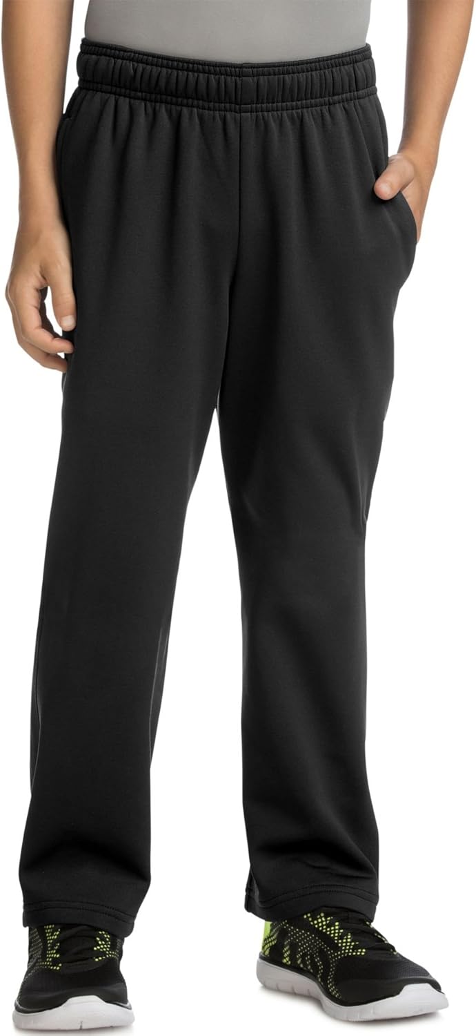 Hanes Boys Tech Fleece Open Leg Pant With Pockets Hanes Boys Tech Fleece Open Leg Pant With Pockets