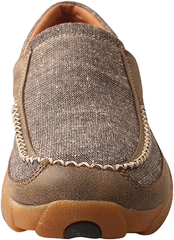 Twisted X Men's Slip-On Driving Moc, Moc Toe, Dust, 7 W - Image 3