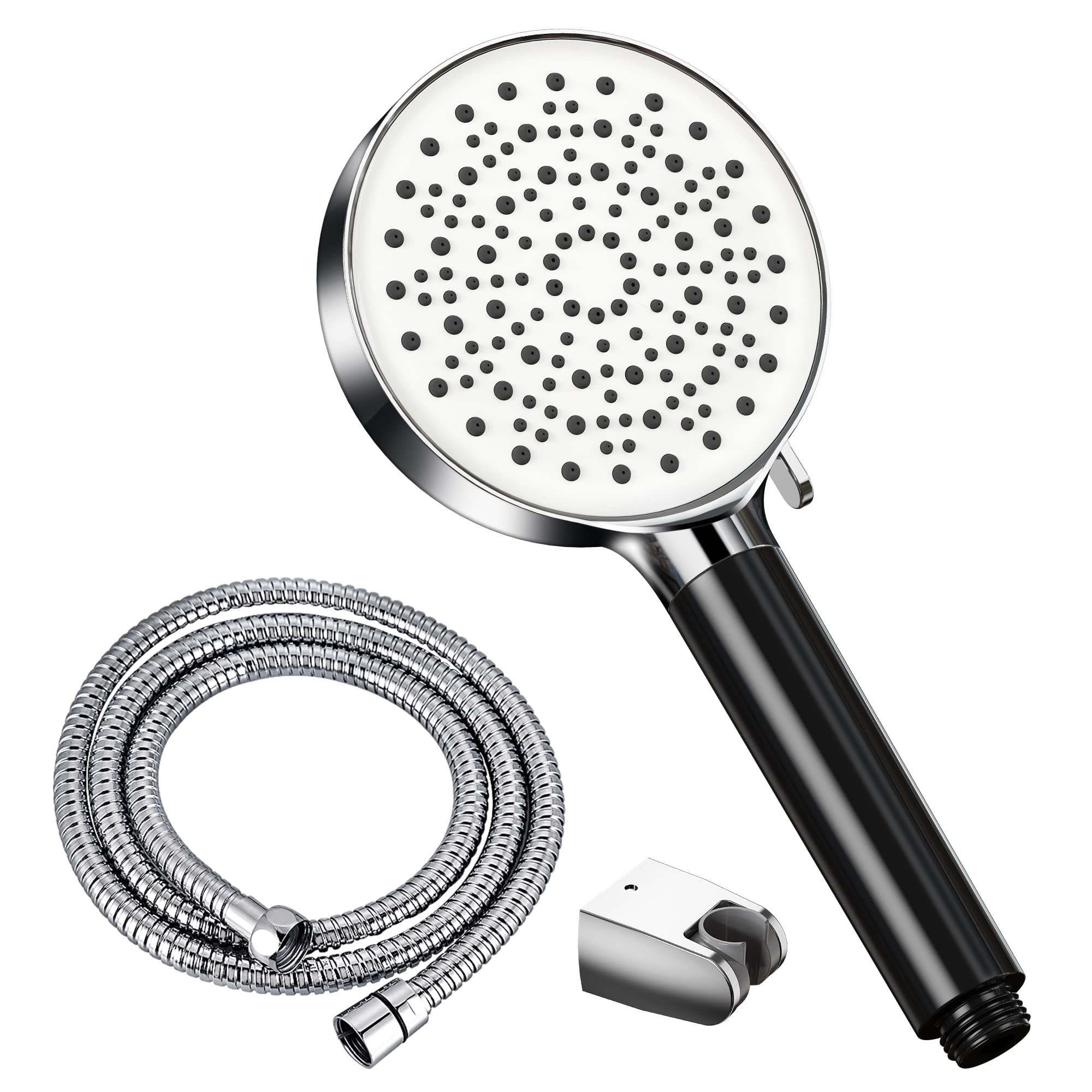 Pommeau de douche universel avec superbe finition chromée par EMKE