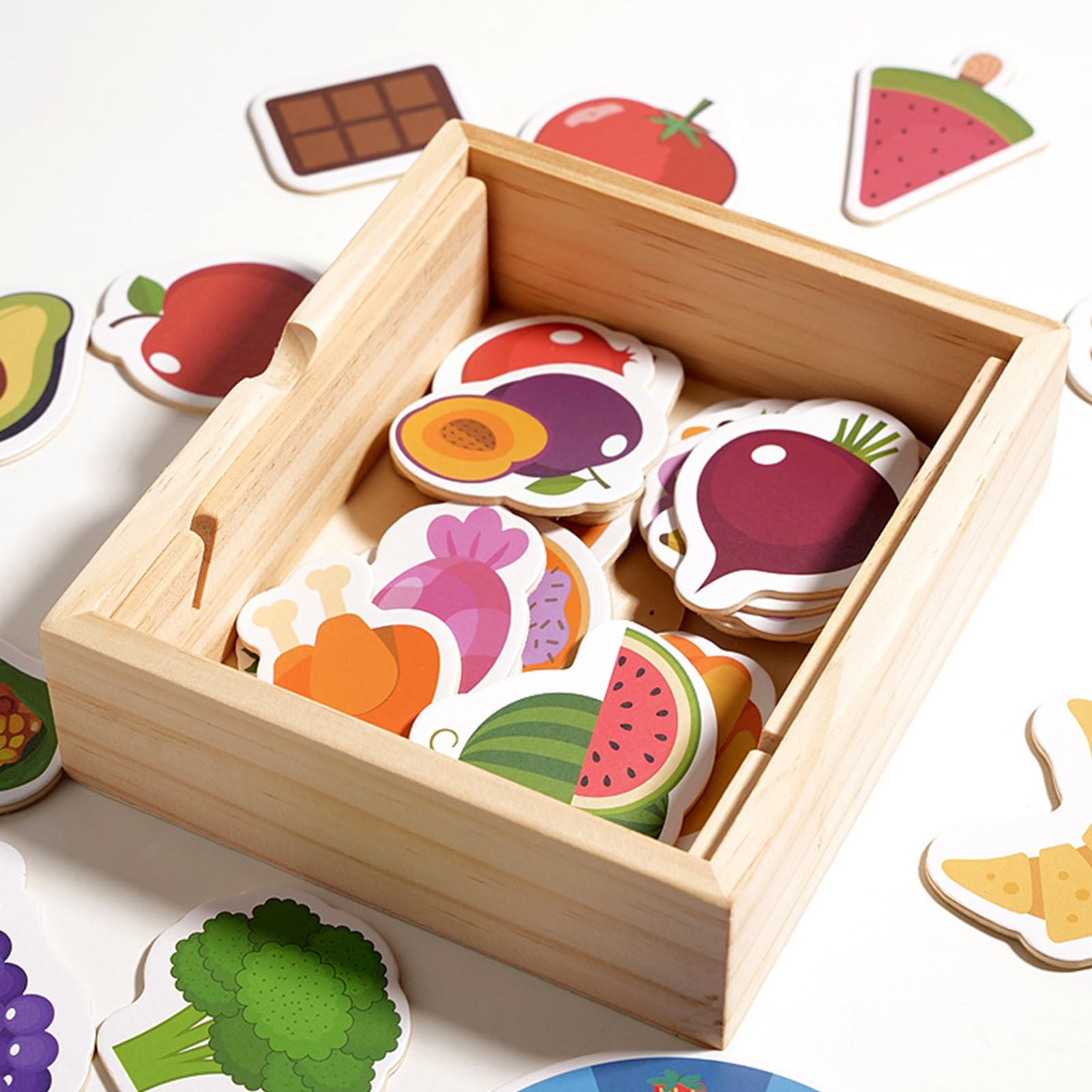 Giocattolo Alimentare per Bambini | Orso Gioco Simbolico per Sviluppo Motricità Fine | Set Alimentare In Legno Con Gioco Educativo Abilità Manuali per Compleanno, Infanzia e Casa